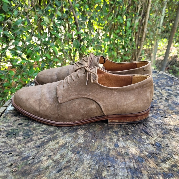 Men Vintage Suede Lace Up Oxfords By Emfaro Size 43 EU 9.5 US/Designer Shoes Men main image 9